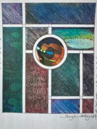 Exposition de Serge Kergoat : dessins aux crayons de couleur - Mai-juin 2025
