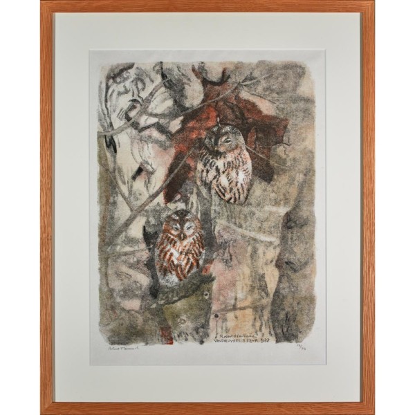 11 Couple de hulottes 42x52 cm web